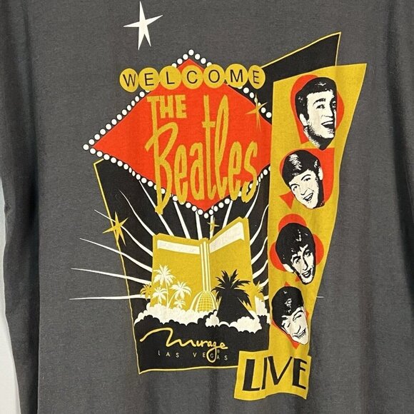 The Beatles Welcome to Las Vegas Mirage T shirt Size 2X - Picture 2 of 7